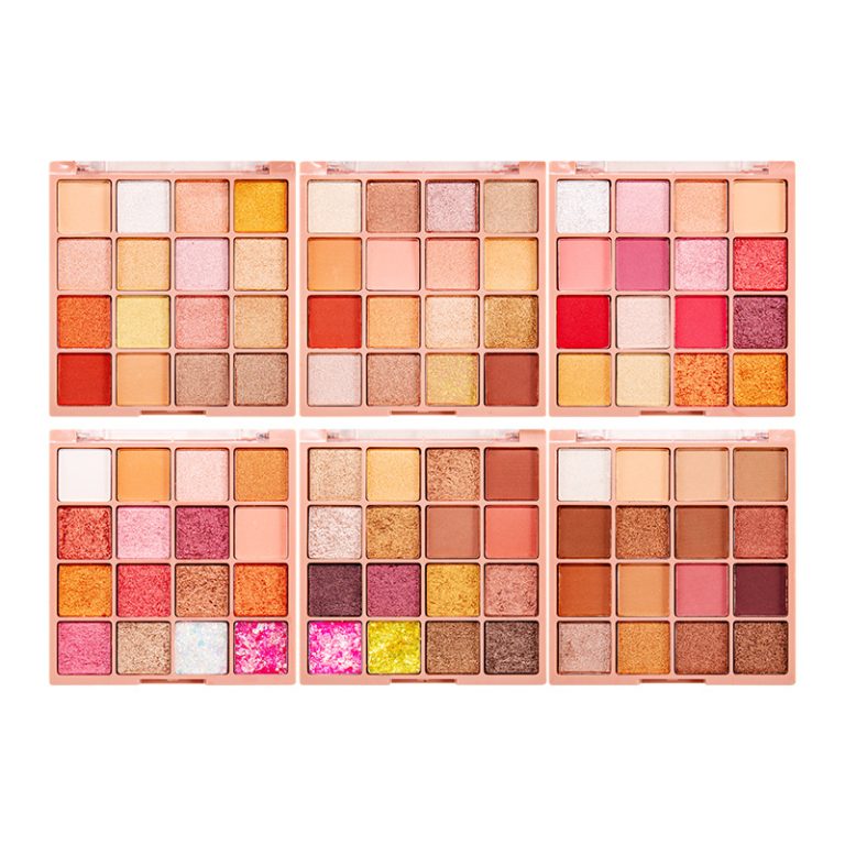 16-Color Colorful Eyeshadow Palettes Makeup,Natural Neutral Eye Shadow Wholesale Highly Pigmented Naturing-Looking Long Lasting Waterproof Blendable